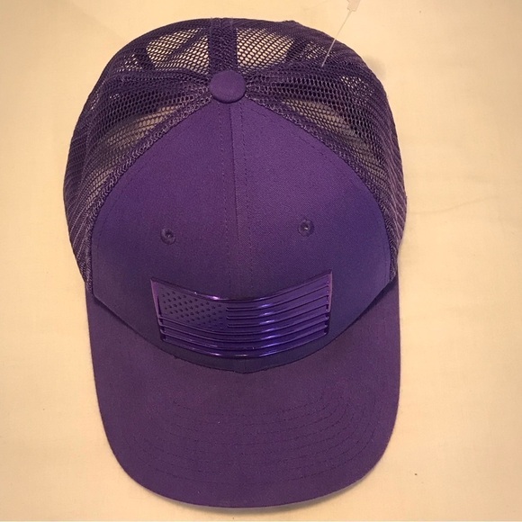 Pit Bull Adjustable SnapBack Metallic American Flag Cap - Picture 15 of 16